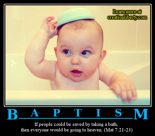 Demotivational Poster Baptism